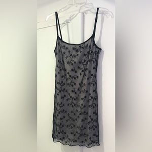 Boutique europa sexy LBD grunge 90s lace dress